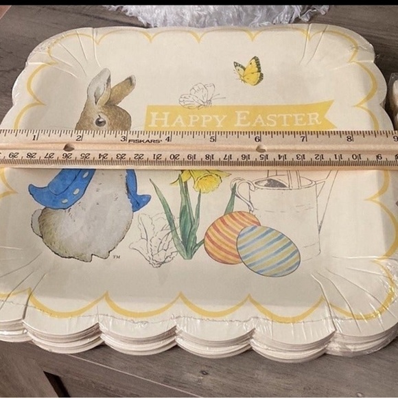 NIP! MERI MERI PETER RABBIT EASTER PAPER PLATES AND NAPKINS - Picture 9 of 9
